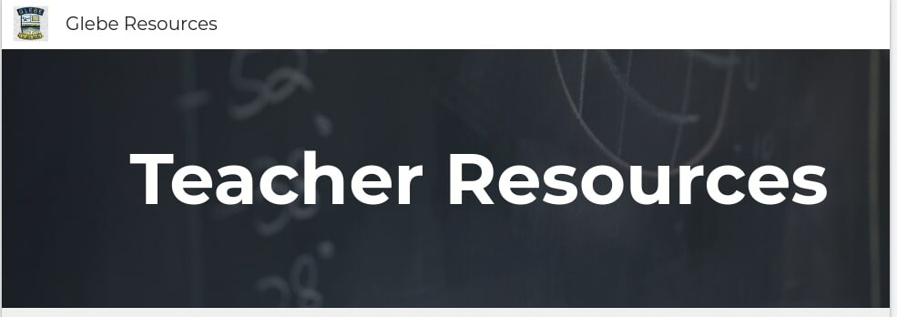 Teacher Resources button